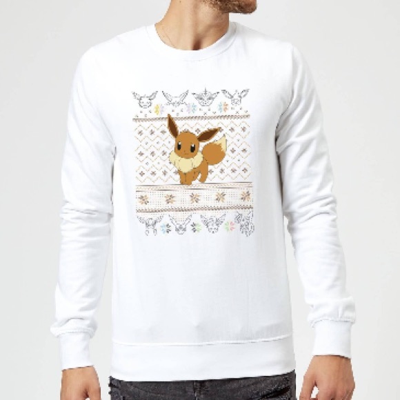 POKEMON EEVEE EVOLUTION SWEATER - CHRISTMAS SPECIAL - Picture 2 of 5